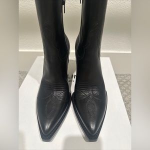 Celine “Moon” Western boots worn by Morgan Stewart Retail $1250, BNIB Size 37